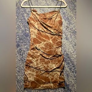 Forever 21 brown bodycon dress